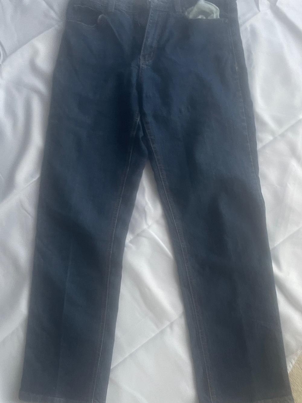 Classic ladies Dark Blue Straight-Leg Jeans